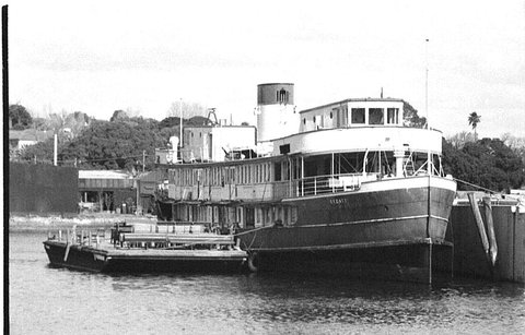 Sydney ferry BARAGOOLA laid up, 1984