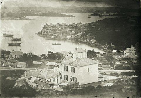 North Sydney and Sydney Harbour, by C Bayliss B Holtermann, 1875, edit