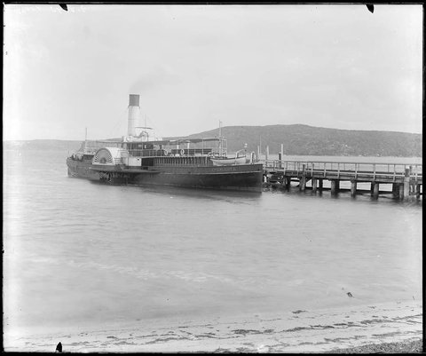 Sydney ferry FAIRLIGHT at Manly Wharf, 1878–1914
