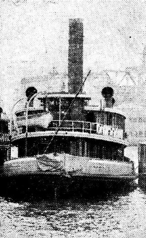 Sydney ferry KANANGRA after collision, 1912–85