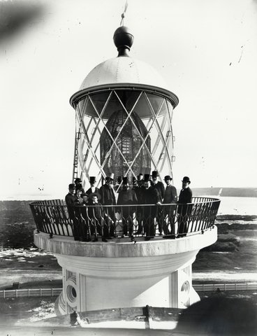 Macquarie Lighthouse, lantern detail from old lighthouse, c. 1883