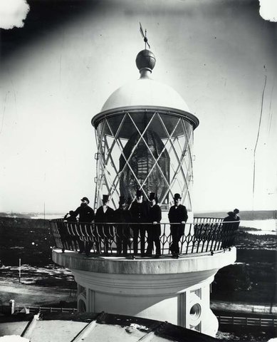Macquarie Lighthouse, lantern detail from old lighthouse 2, c. 1883