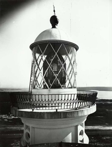Macquarie Lighthouse, lantern detail from old lighthouse 3, c. 1883