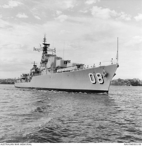 HMAS Vendetta returns to Sydney after its Vietnam tour, 1970