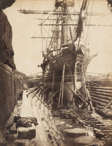 Bismarck in Dry Dock, c. 1879