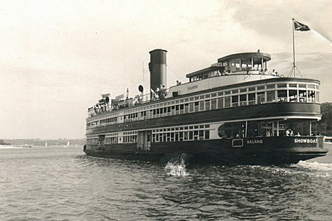Sydney ferry KALANG near The Spit, 1959