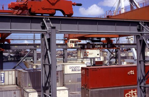 69-2519 Container Terminal White Bay Sydney Australia 1969