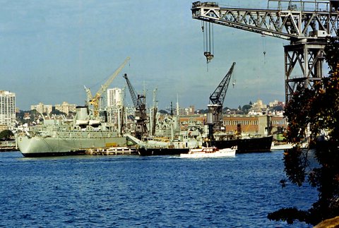 70-753 Garden Island dock, Sydney 1970