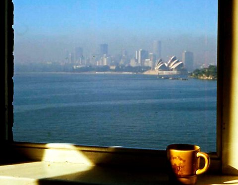 70-770 Sydney Harbour from flat, Sydney 1970