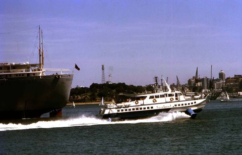 71-723 Hydrofoil Sydney Harbour, Sydney 1971