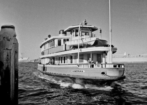 70-6 50 Cremorne Point ferry, Sydney, Australia 1970