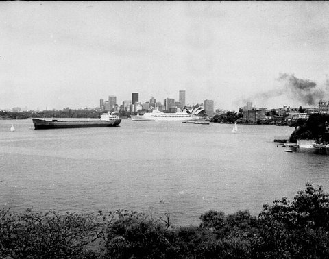 70-8 City from Cremorne 1, Sydney, Australia 1970