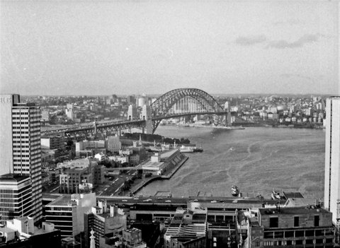 71-01 16 View from my office, Sydney, Australia 1971