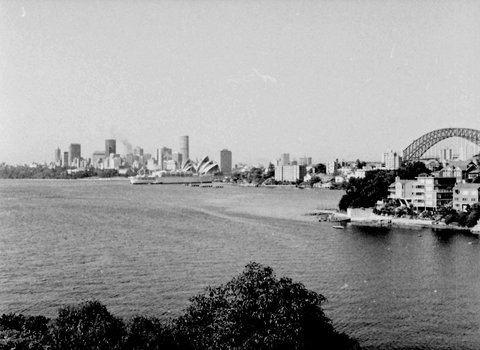 71-01 18 View from my bedroom, Sydney, Australia 1971
