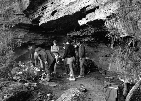 68-08 Sydney Bushwalkers Yalwal-Ettrema, Cave Pt Possibility 1 Australia 1968