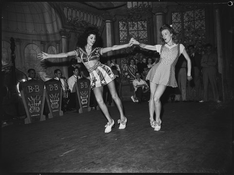 Jitterbug dancing, 1948