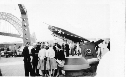 Chance Vought Regulus in Sydney 1958