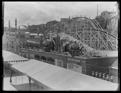 The Ghost Train, Lunar Park, Sydney, c. 1955