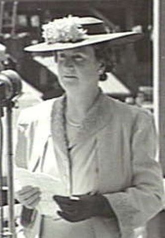 Vera Forde, wife of Frank Forde, 1942