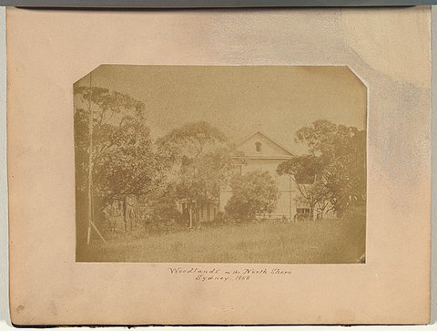 1858 Woodlands on the North Shore, c. 1858