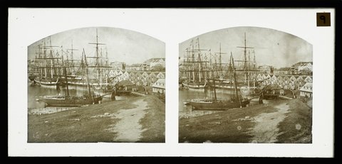 Campbell's Wharf, Sydney, 1859, slnsw
