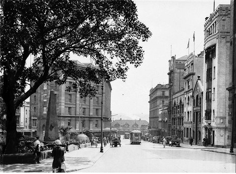 Macquarie Place Sydney, 1923