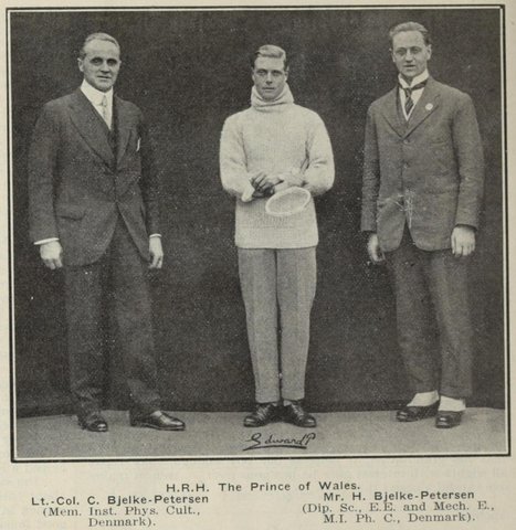 Bjelke-Petersen brothers with Edward, Prince of Wales, 1920