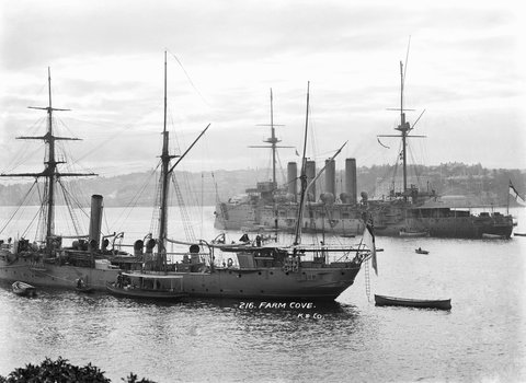 British warships in Sydney 1904 Flickr 2779682485 6bc6062d55 o, c. 1904
