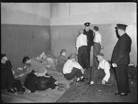 Police station, Pyrmont, 1949 slnsw
