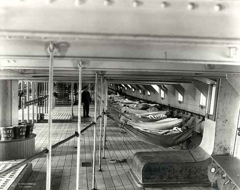 On deck - Sobraon, 1890–1900