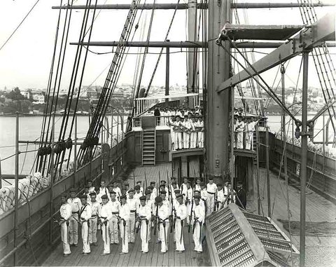 On deck - Sobraon (ship, 1866), 1892–1911