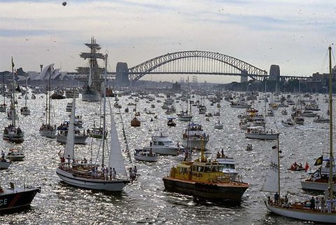 Sydney-tall-ships, 1988