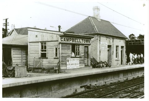 Campbelltown station 1960s, c. 1968