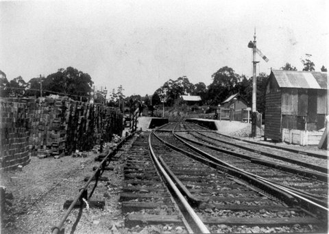 Beecroft station c 1910 south, c. 1910