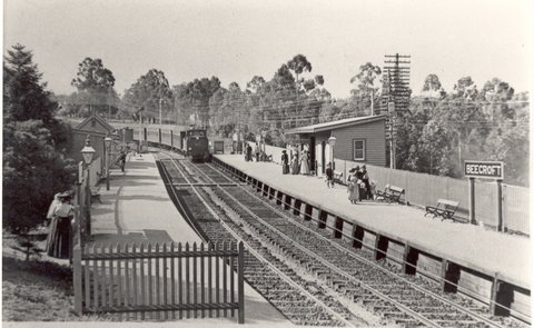 Beecroft station c 1910 north, c. 1910