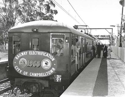 Railway station - Glenfield, 1968
