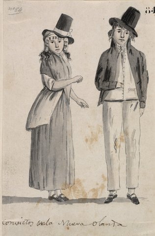 Convicts in New Holland, 1793