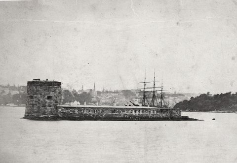 Fort Denison (Pinchgut), c. 1880