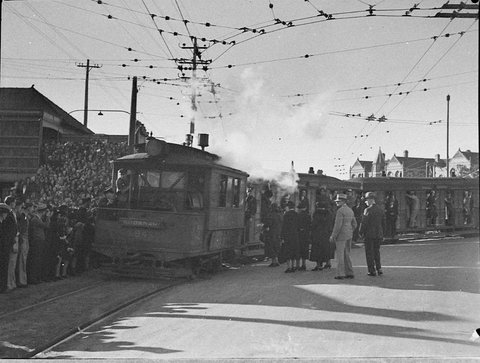 Kogarah–Sans Souci tram 15527 - 19370703