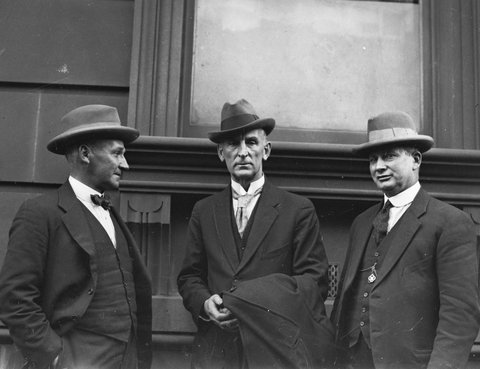 Lewis McDonald, Joseph Hannan and Daniel McNamara, 1927