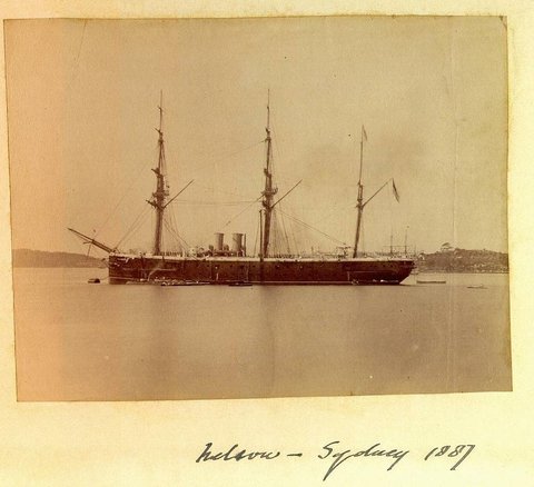HMS Nelson Sydney 1887