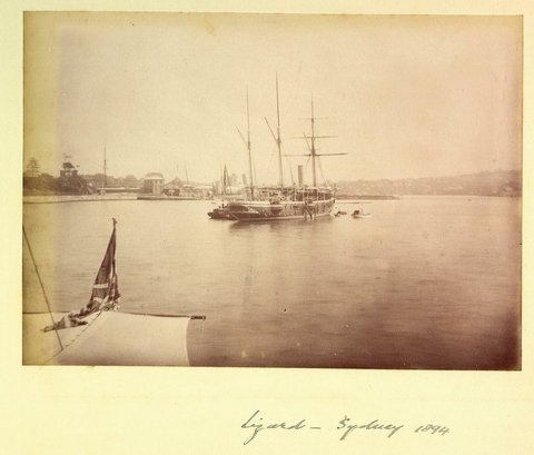HMS Lizard Sydney 1894