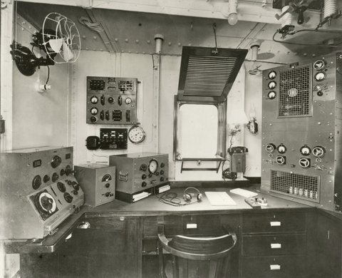 Ship's Radio Room, c. 1935