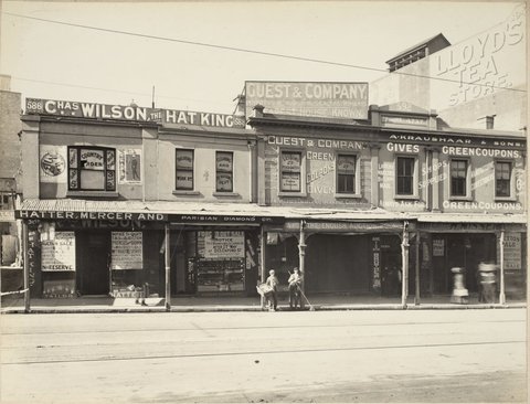 Shops in George Street Sydney, c.1909, c. 1909