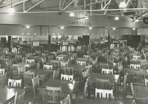 Chullora Railway Canteen - dining room, 1944