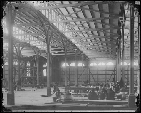 Building works, The Garden Palace, 1879–82