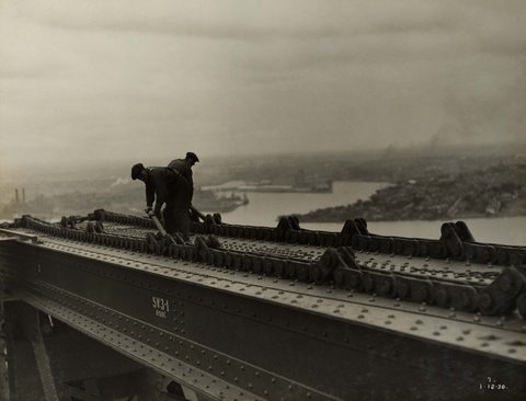 Sydney Harbour Bridge - Safety Chain, on Top Chord, for Creeper Crane, c. 1930
