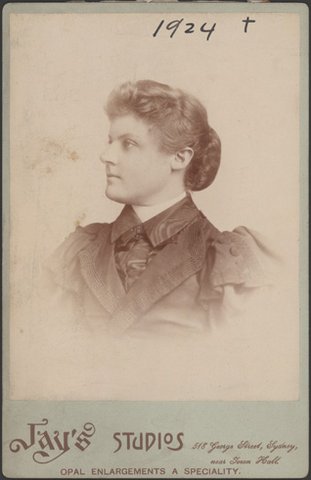 Photograph of Dagmar Berne, Doctor, 1889