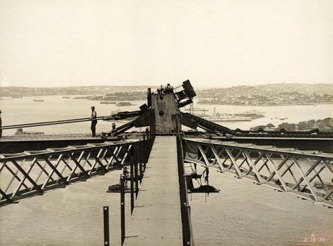 Sydney Harbour Bridge - Safety Mechanism for Creeper Cranes, c. 1930