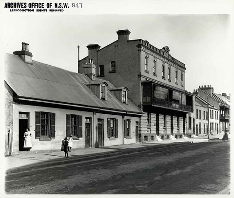 Princes Street, The Rocks, 1901